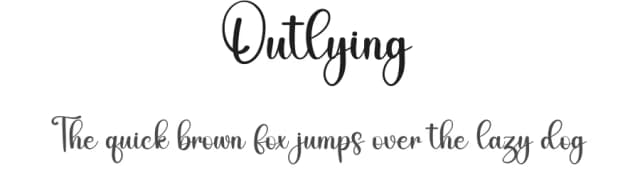 Outlying by Harlek Studio — Script Handwritten Font