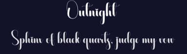 Outnight by Scratchones — Script Handwritten Font — thumbnail 2