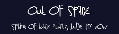 Out Of Space by Des Gomez — Script Handwritten Font — thumbnail 2
