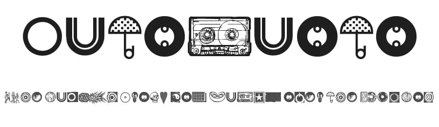 Outomuoto by Juha Korhonen — Dingbats Font