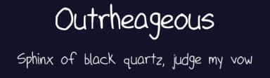 Outrheageous by Etherealism — Script Handwritten Font — thumbnail 2