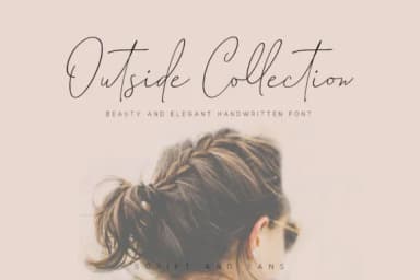 Outside Collection Font by Aqr Typeface — Script Handwritten Font — thumbnail 1