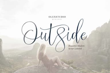 Outside Font by Olexstudio — Script Handwritten Font — thumbnail 1