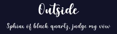 Outside by Graphix Line Studio — Script Handwritten Font — thumbnail 2