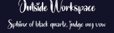 Outside Workspace by Scratchones — Script Handwritten Font — thumbnail 2