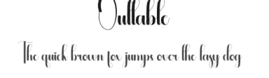 Outtable by Andi Moz — Script Handwritten Font — thumbnail 1