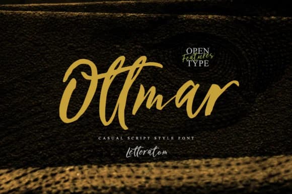 Outtmar Font by Letteratom — Script Handwritten Font