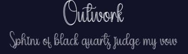 Outwork by Scratchones — Script Handwritten Font — thumbnail 2