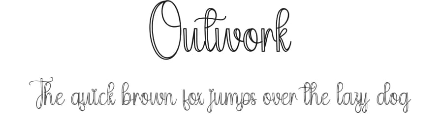 Outwork by Scratchones — Script Handwritten Font