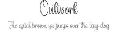 Outwork by Scratchones — Script Handwritten Font — thumbnail 1