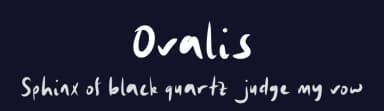 Ovalis by Ali Hamidi — Script Handwritten Font — thumbnail 2