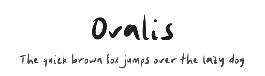 Ovalis by Ali Hamidi — Script Handwritten Font