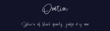 Ovation by Hatf Type — Script Handwritten Font — thumbnail 2