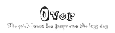 Over by imagex — Script Handwritten Font — thumbnail 1