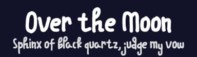 Over the Moon by SharkStudio — Script Handwritten Font — thumbnail 2