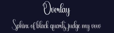 Overlay by Andi Moz — Script Handwritten Font — thumbnail 2