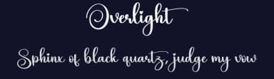 Overlight by Scratchones — Script Handwritten Font — thumbnail 2