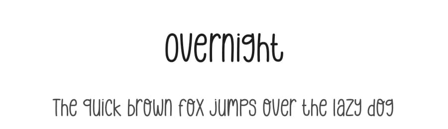 Overnight by Nirmala Creative — Script Handwritten Font