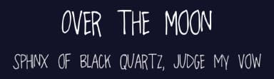 Over the Moon by Kelsey Ann G — Script Handwritten Font — thumbnail 2