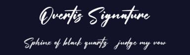 Overtis Signature by Maulana Creative — Script Handwritten Font — thumbnail 2