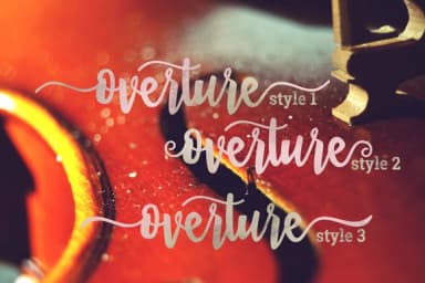 Overture Font by VanRoem — Script Handwritten Font — thumbnail 2