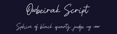 Owbeirak Script by Allouse Studio — Script Handwritten Font — thumbnail 2