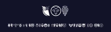 Owl by Woodcutter — Dingbats Font — thumbnail 2