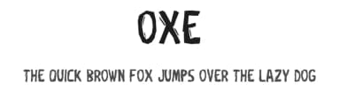 Oxe by WDS — Script Handwritten Font — thumbnail 1