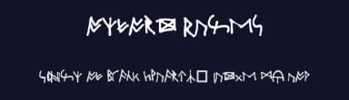Oxford Runes by Tilman Schalmey — Dingbats Font — thumbnail 2