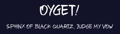 Oyget! by Polah Type — Script Handwritten Font — thumbnail 2