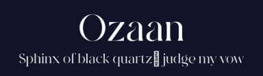 Ozaan by VPcreativeshop — Serif Font — thumbnail 2