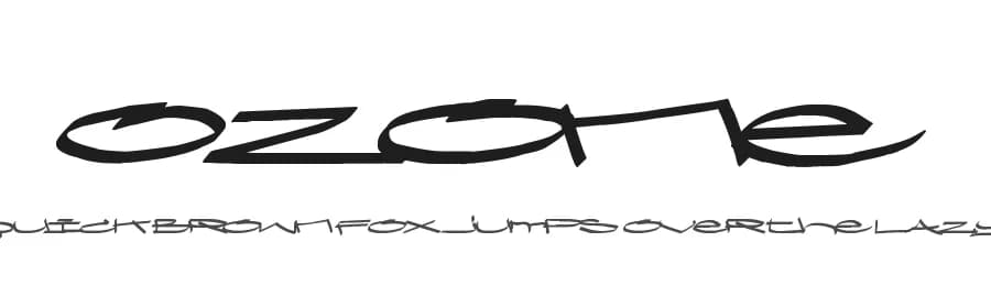 Ozone by B85 — Script Handwritten Font