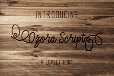 Ozora Script Font by Serin Studio — Script Handwritten Font — thumbnail 1