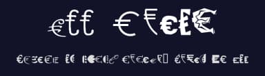 P22 Euros by P22 — Dingbats Font — thumbnail 2