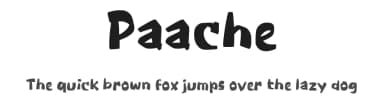 Paache by wepfont.com — Script Handwritten Font — thumbnail 1