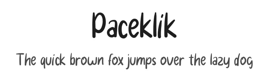 Paceklik by Pnaj Lab — Script Handwritten Font