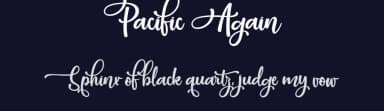 Pacific Again by Typhoon Type - Suthi Srisopha — Script Handwritten Font — thumbnail 2