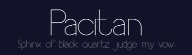 Pacitan by Nariswari Creative — Sans Serif Font — thumbnail 2