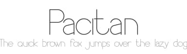Pacitan by Nariswari Creative — Sans Serif Font — thumbnail 1