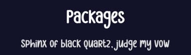 Packages by Scratchones — Script Handwritten Font — thumbnail 2