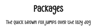 Packages by Scratchones — Script Handwritten Font — thumbnail 1