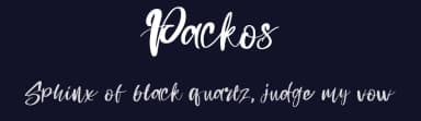 Packos by LetterStock Std — Script Handwritten Font — thumbnail 2