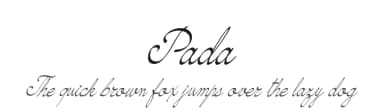 Pada by Raquel Santos — Script Handwritten Font — thumbnail 1
