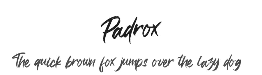 Padrox by Letterena Studios — Script Handwritten Font