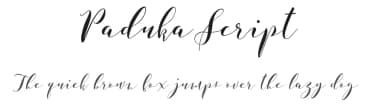 Paduka Script by Linetotype — Script Handwritten Font — thumbnail 1
