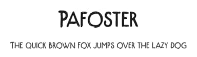 Pafoster by Letterhend Studio — Script Handwritten Font — thumbnail 1