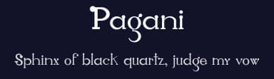 Pagani by Paloma Sieiro — Sans Serif Font — thumbnail 2