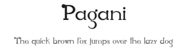 Pagani by Paloma Sieiro — Sans Serif Font — thumbnail 1