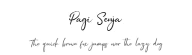 Pagi Senja by StringLabs Creative Studio — Script Handwritten Font — thumbnail 1
