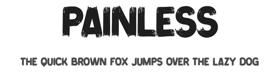 Painless by Gassstype — Script Handwritten Font